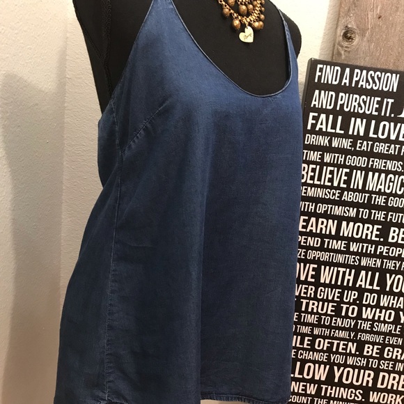Thread & Supply Denim Tank Top size small - Picture 3 of 8